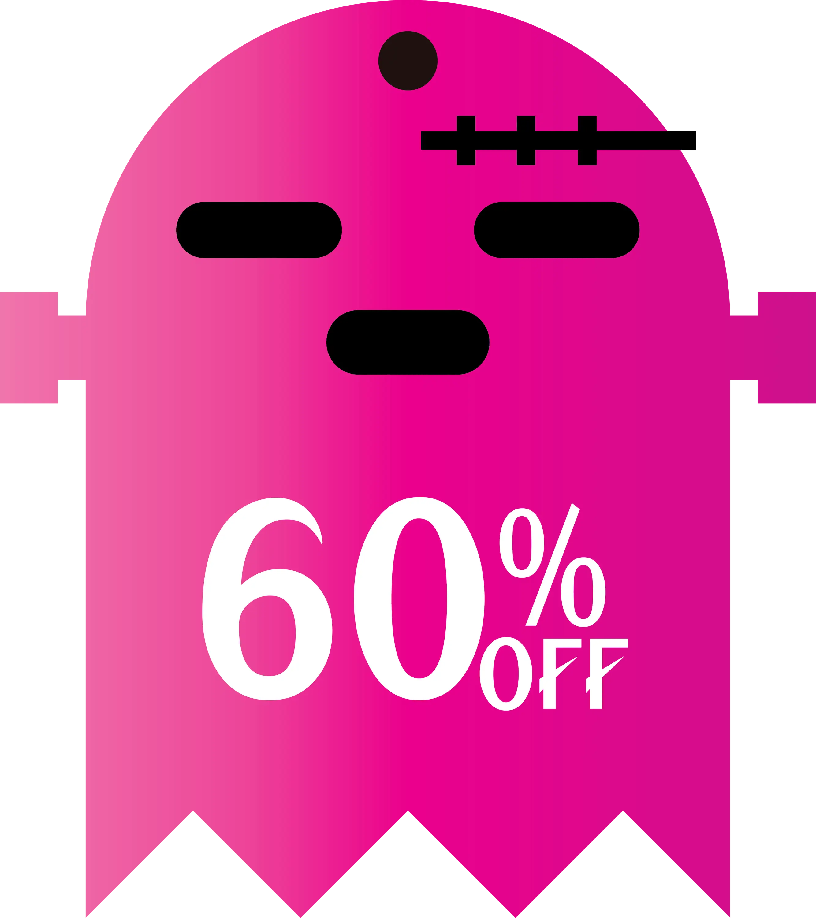 Pink Ghost with 60% Off Discount