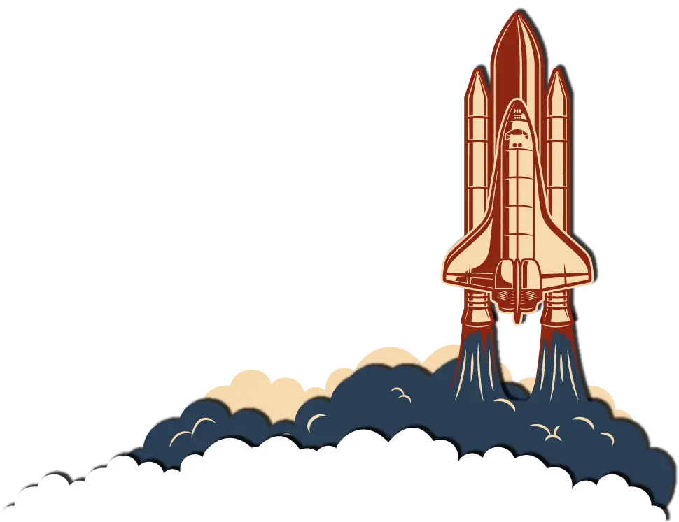 Illustration of a Space Shuttle Launch