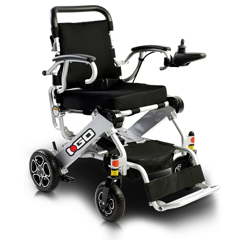Compact Electric Wheelchair with Modern Features
