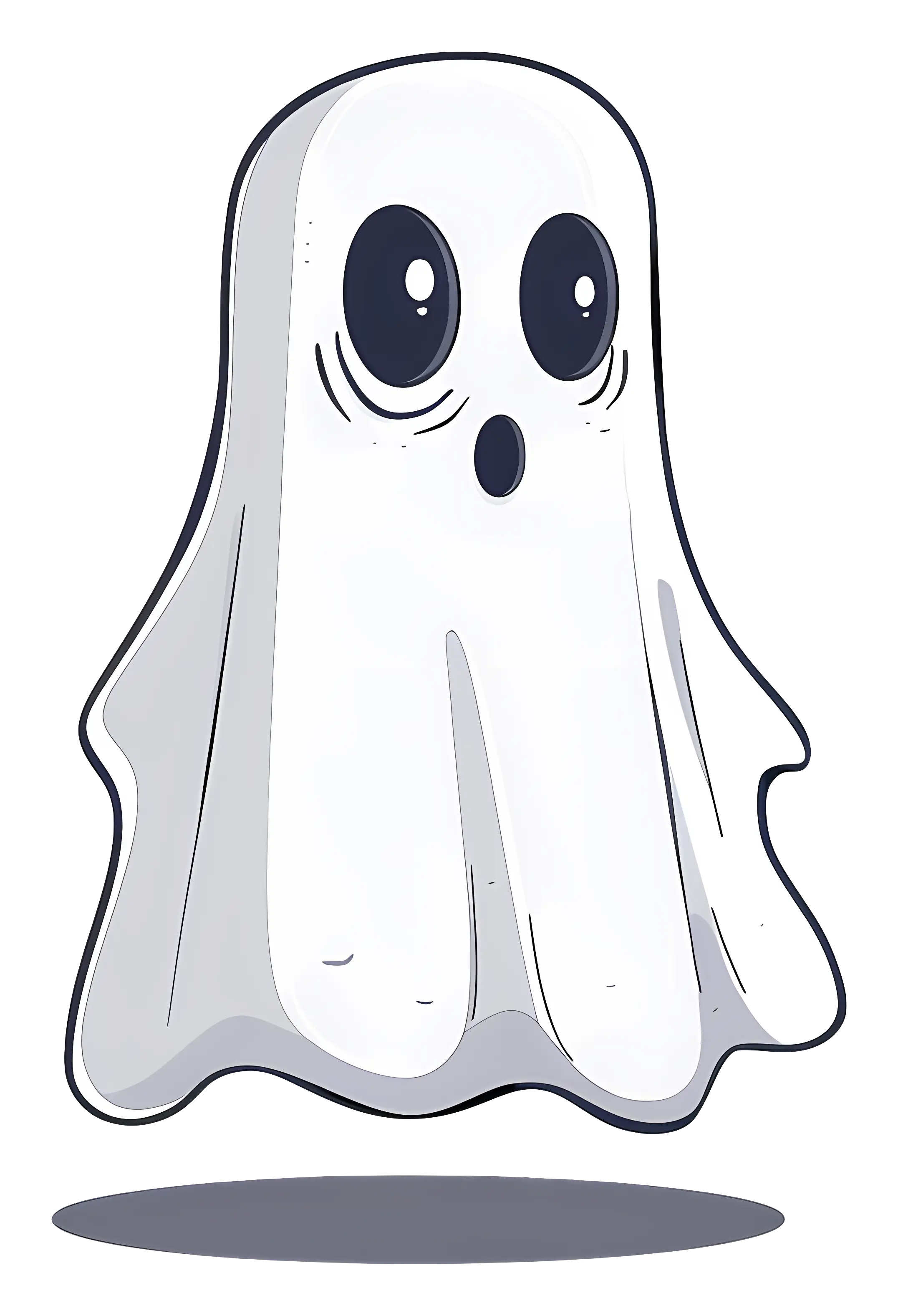 Cute Cartoon Ghost for Halloween Design