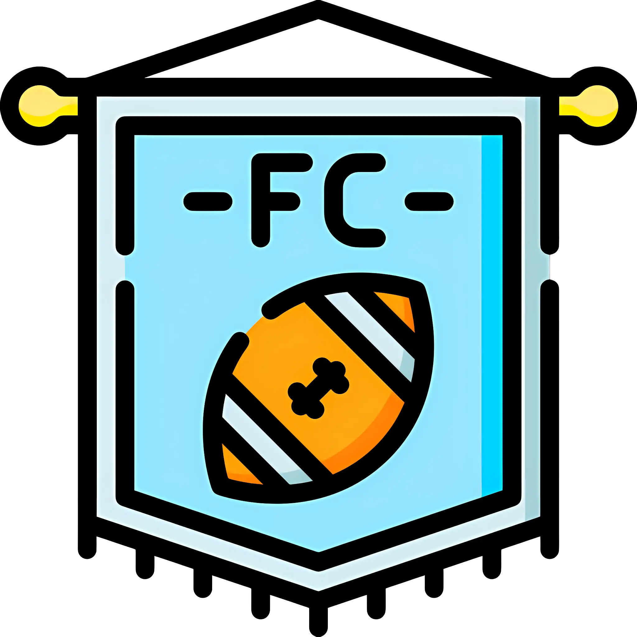 Football Club Banner Emblem