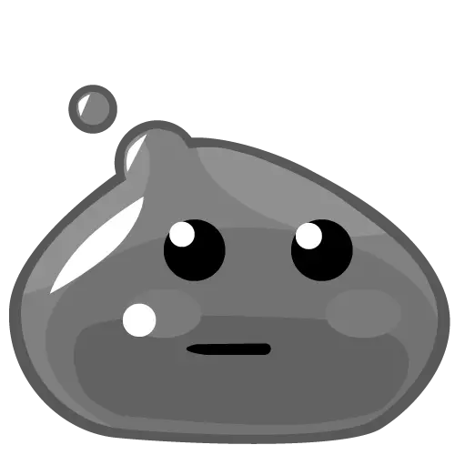 Cute Cartoon Slime Character