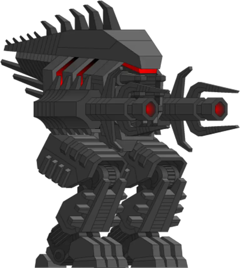 Futuristic Battle Robot