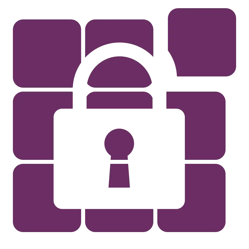 Purple Lock Logo