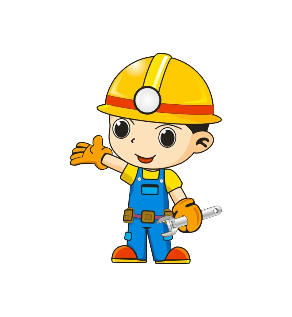 Cartoon Construction Worker