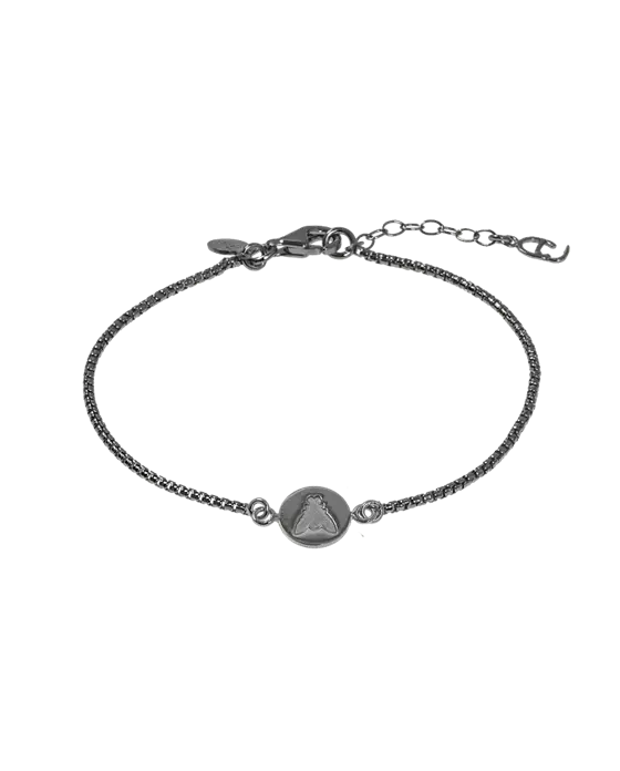 Black Chain Bracelet with Minimalist Design