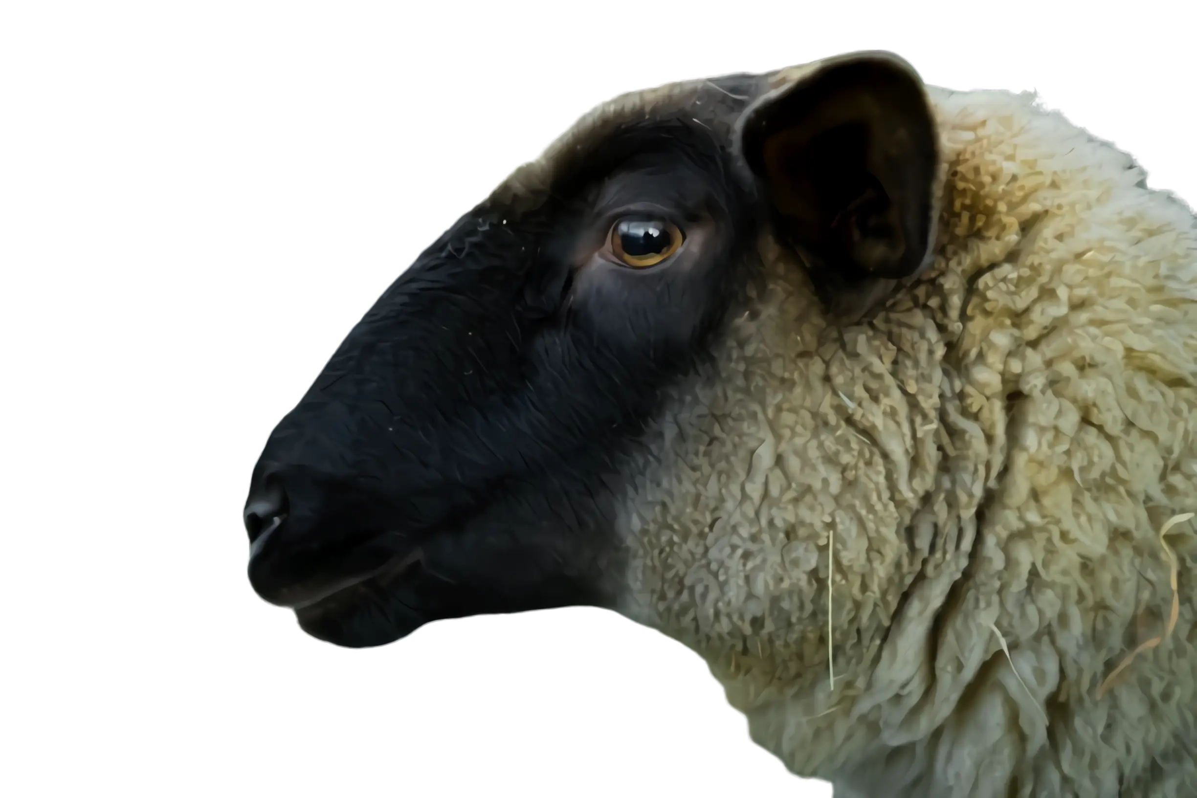 Side Profile of Sheep&#039;s Head