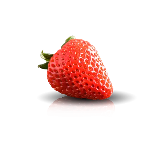 Bright Red Strawberry Illustration