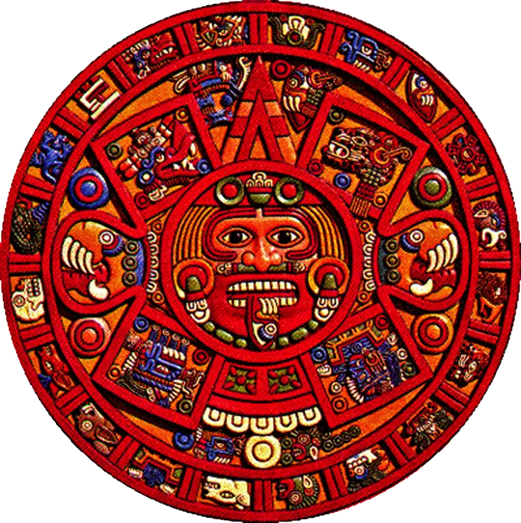 Ancient Aztec Calendar Artifact
