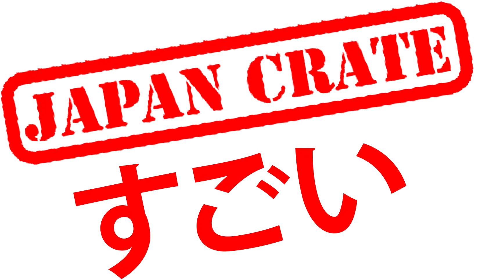 Japan Crate Logo with Red Text