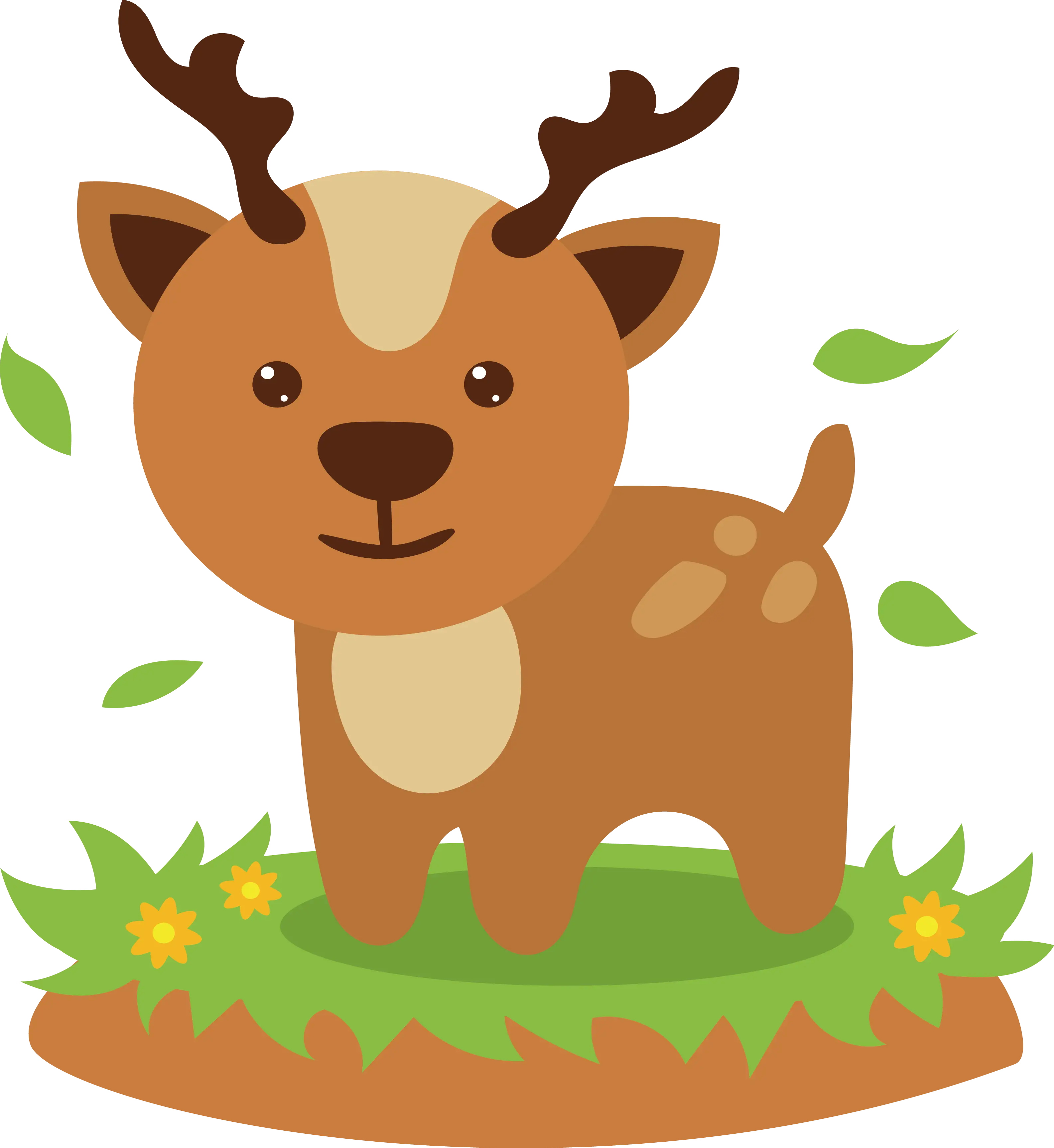 Cute Cartoon Deer