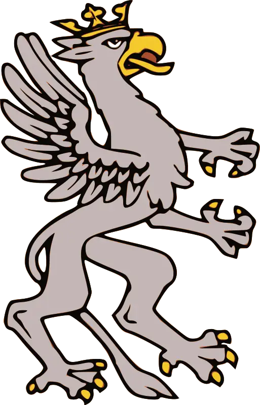 Crowned Griffin Illustration