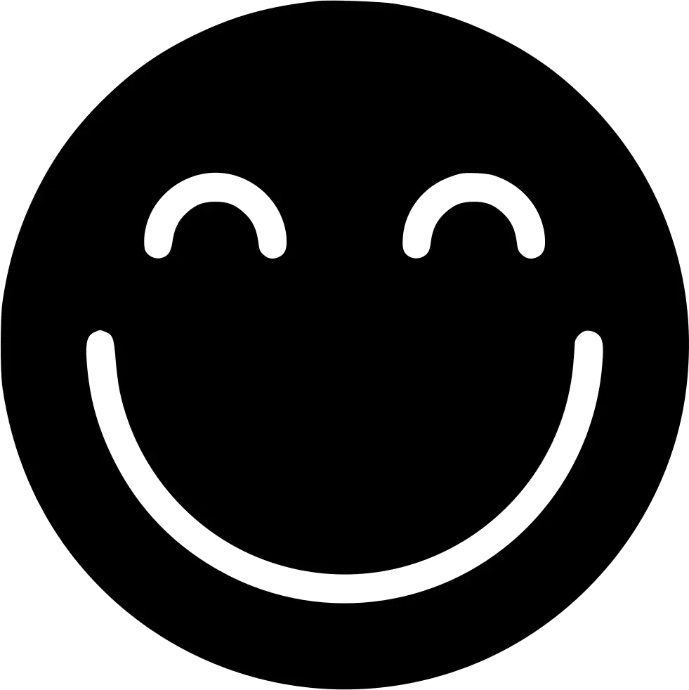 Black Smiley Face Symbol