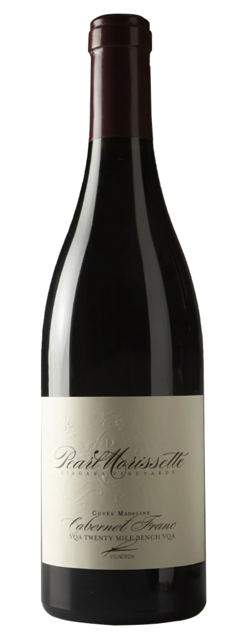 Glass Wine Bottle with Elegant Label