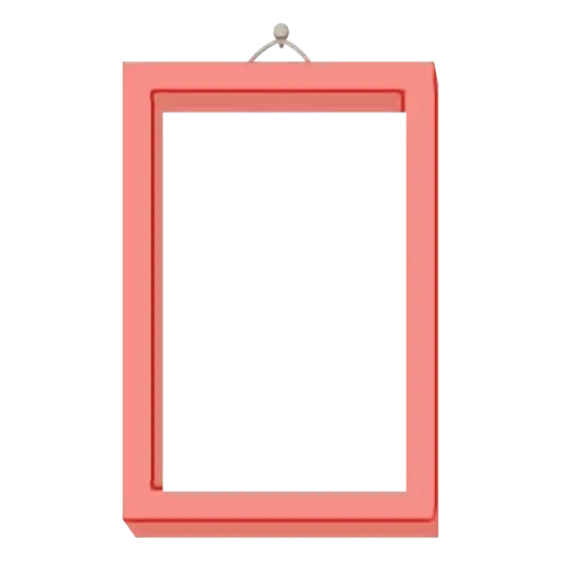 Decorative Pink Photo Frame