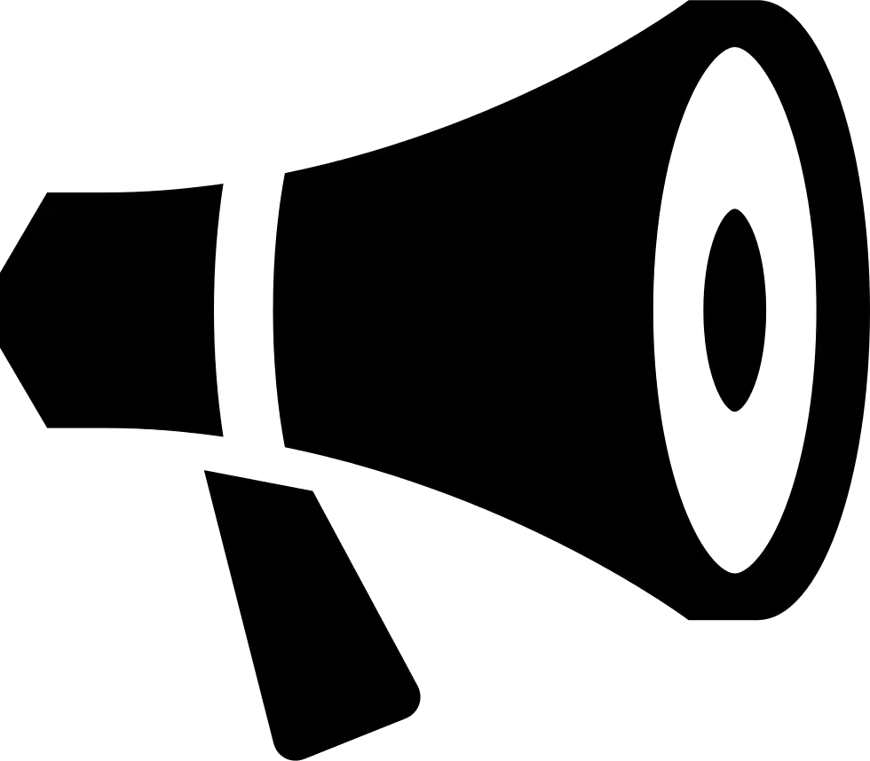 Megaphone Icon for Announcements and Communication