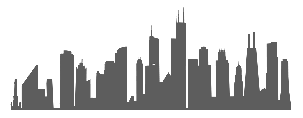 Silhouette of City Skyline