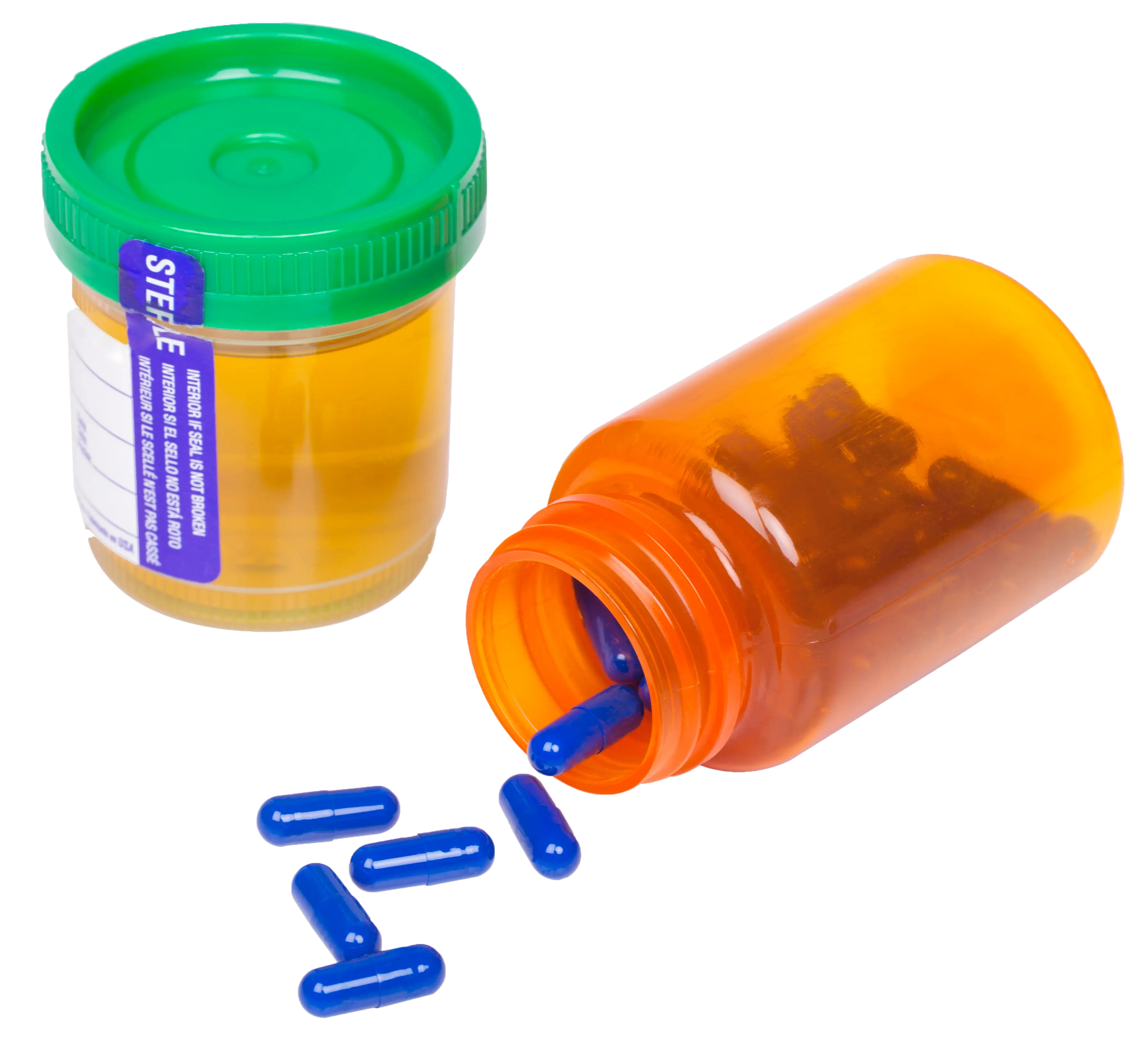 Medicine Bottles with Pills