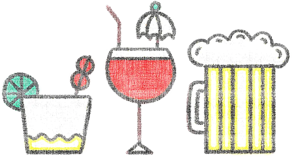 Chalk Style Drinks Icon