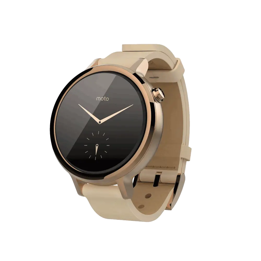Gold Smartwatch with Sleek Design