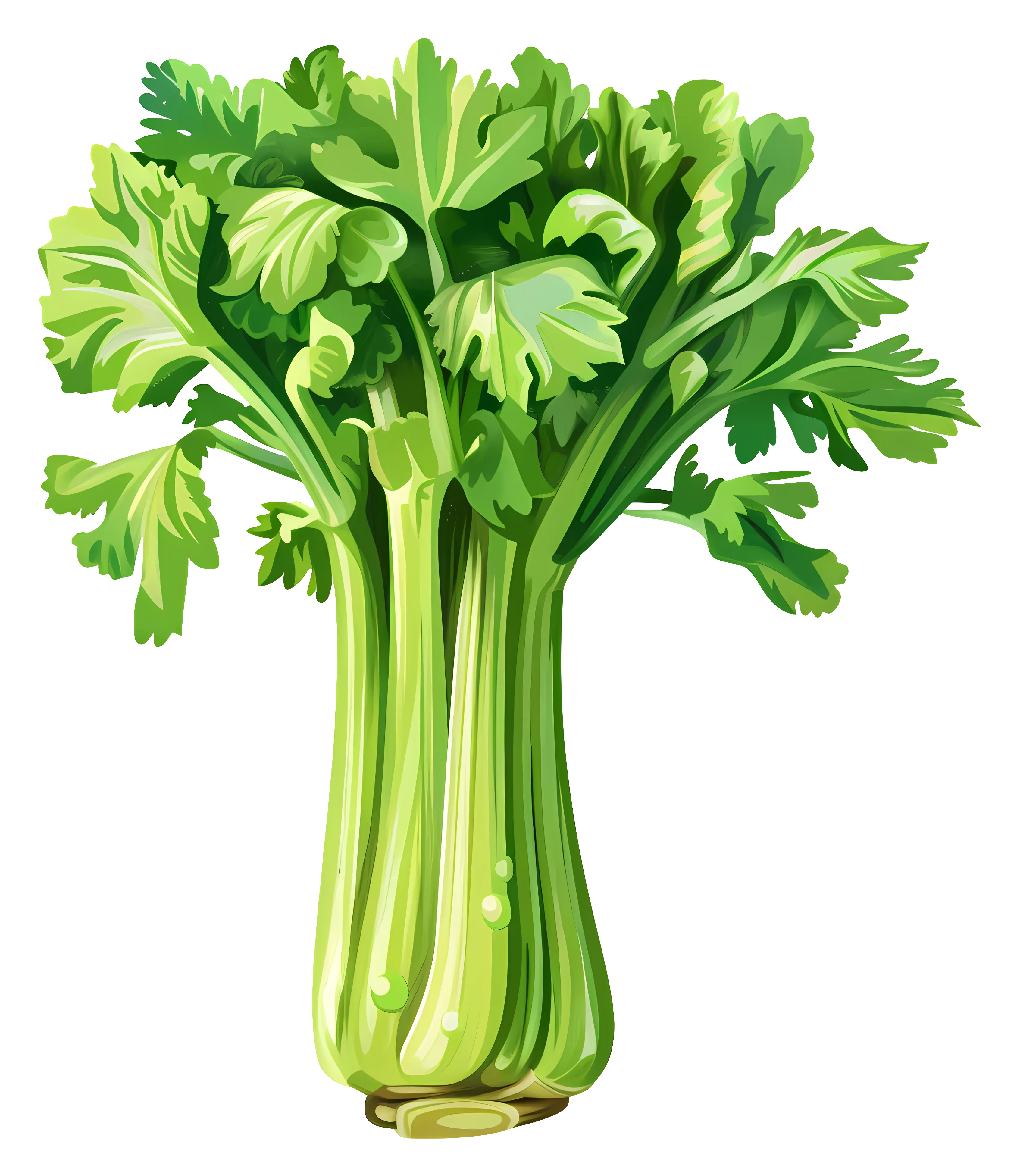 Fresh Green Celery Illustration