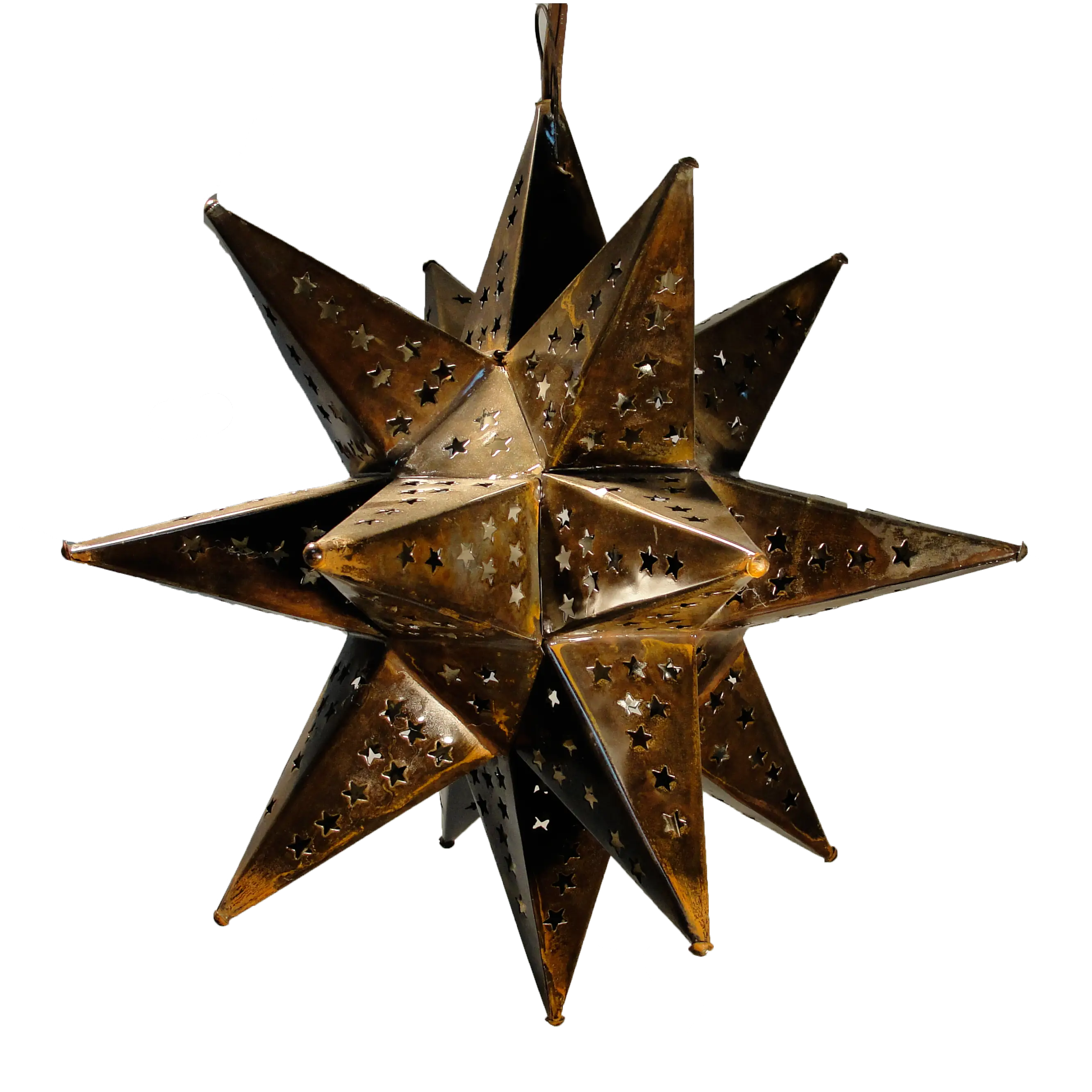 Decorative Metal Star Lamp for Interiors