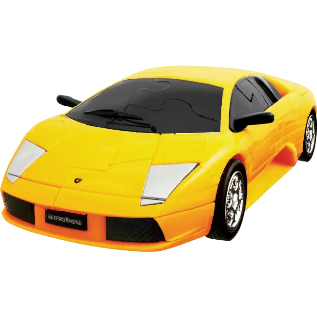 Yellow Luxury Sports Car