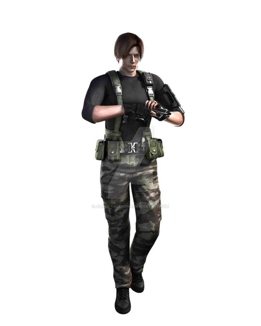 Soldier in Camouflage Uniform