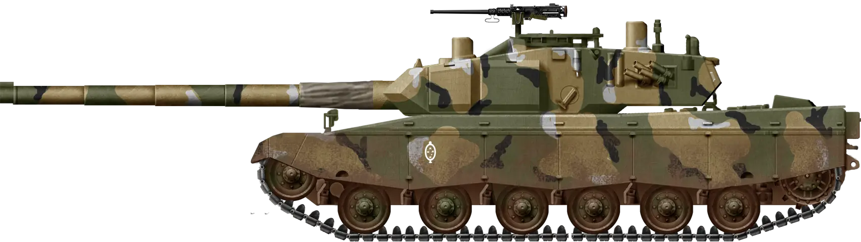 Camouflage Military Tank for Warfare