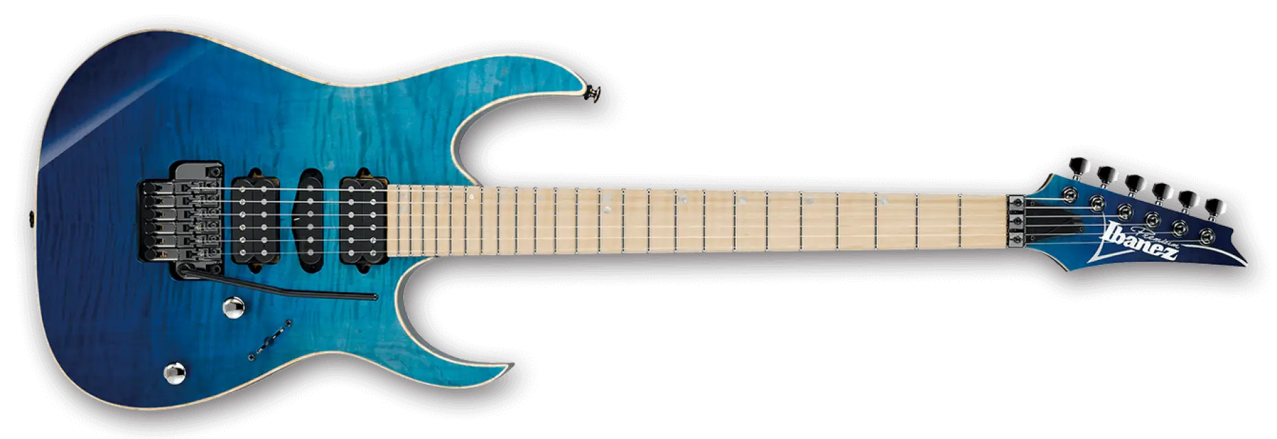 Blue Electric Guitar for Music Performance