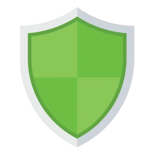 Green Shield for Protection and Security Logo