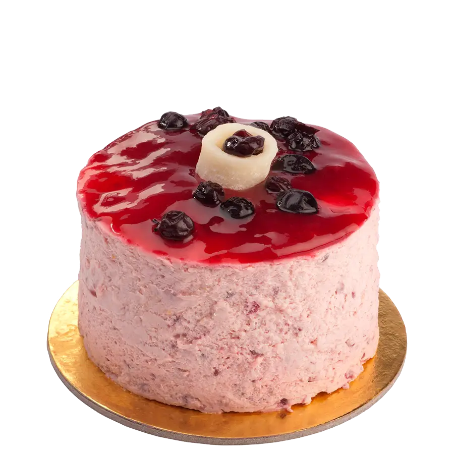 Delicious Berry Cake with Frosting