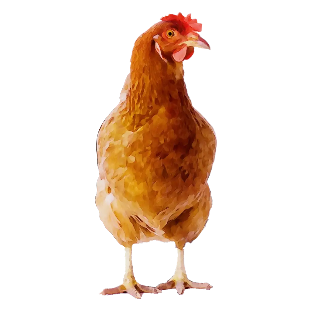 Illustration of a Domestic Chicken