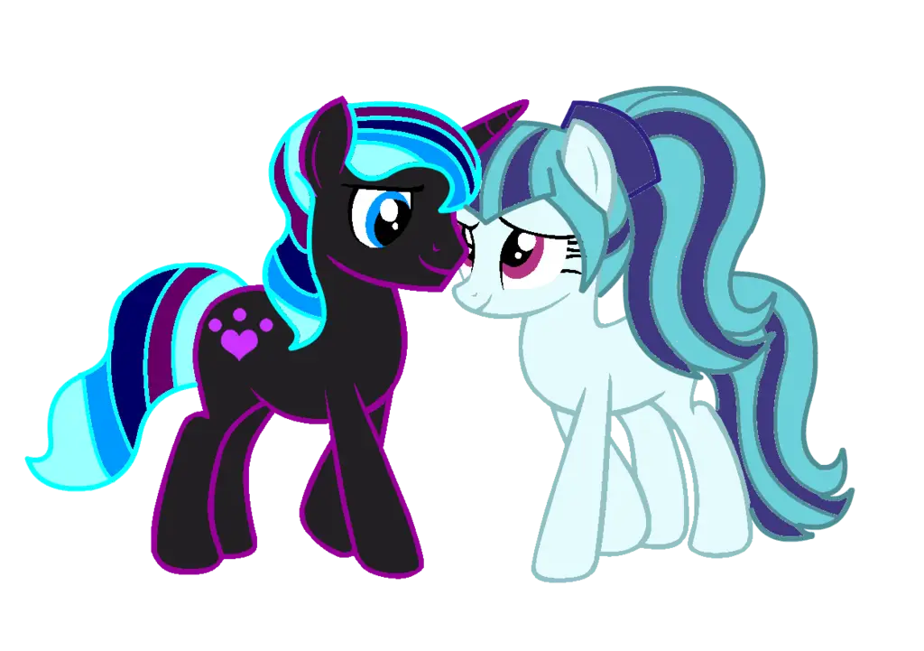 Cartoon Horses with Friendship Theme
