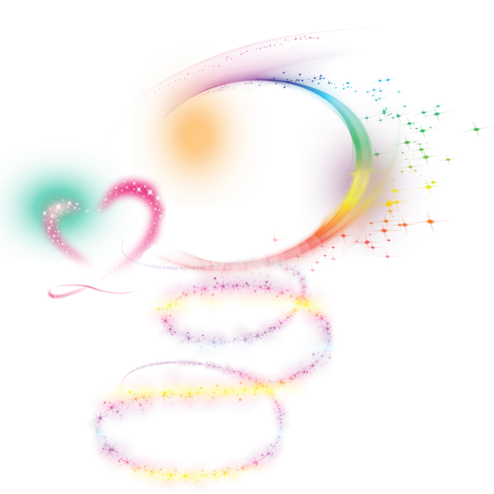 Colorful Swirls and Sparkles