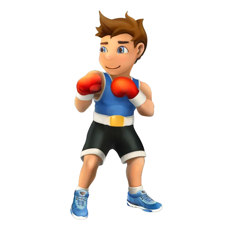 Cartoon Boxer Character