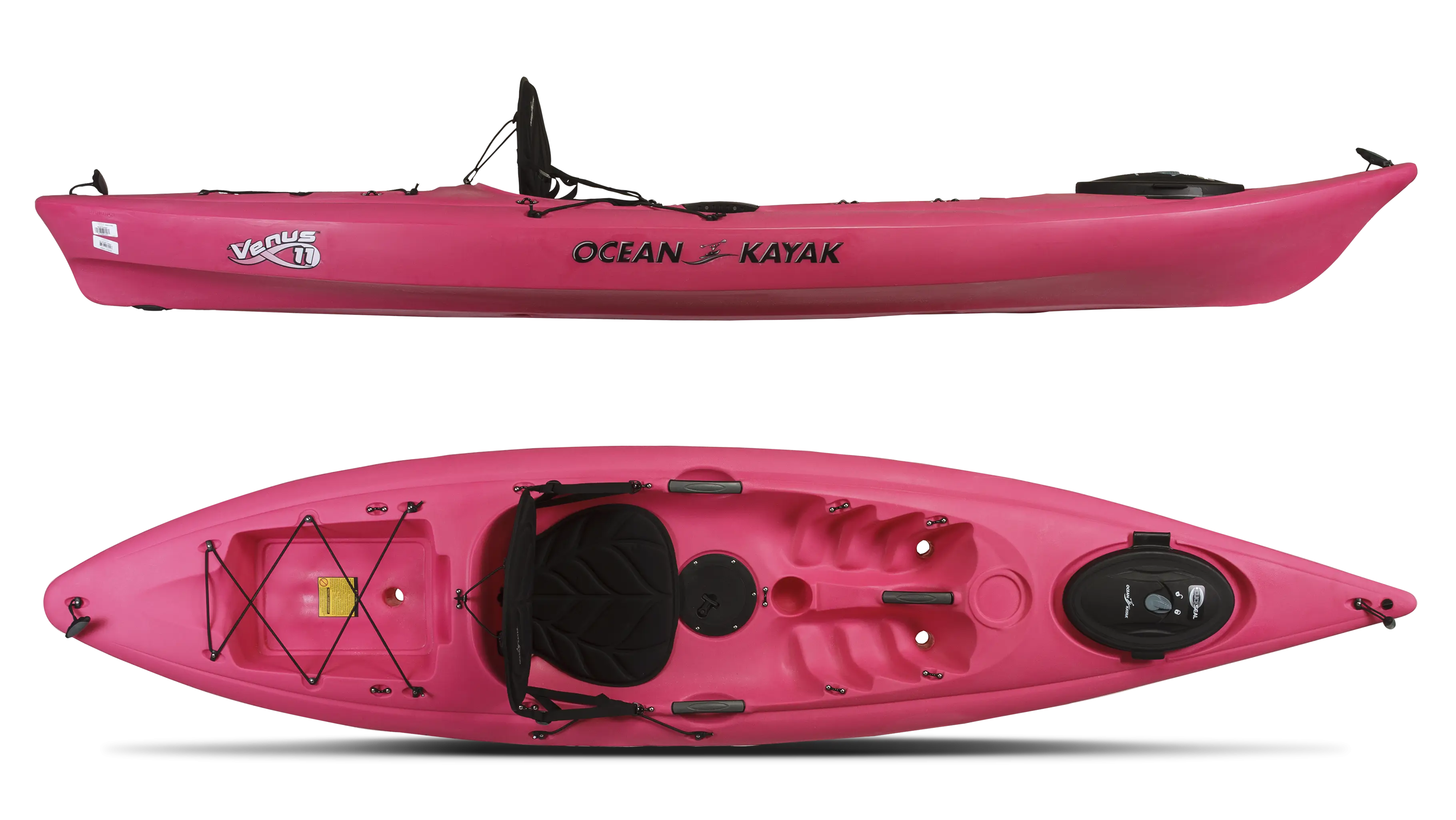 Bright Pink Kayak for Water Adventures