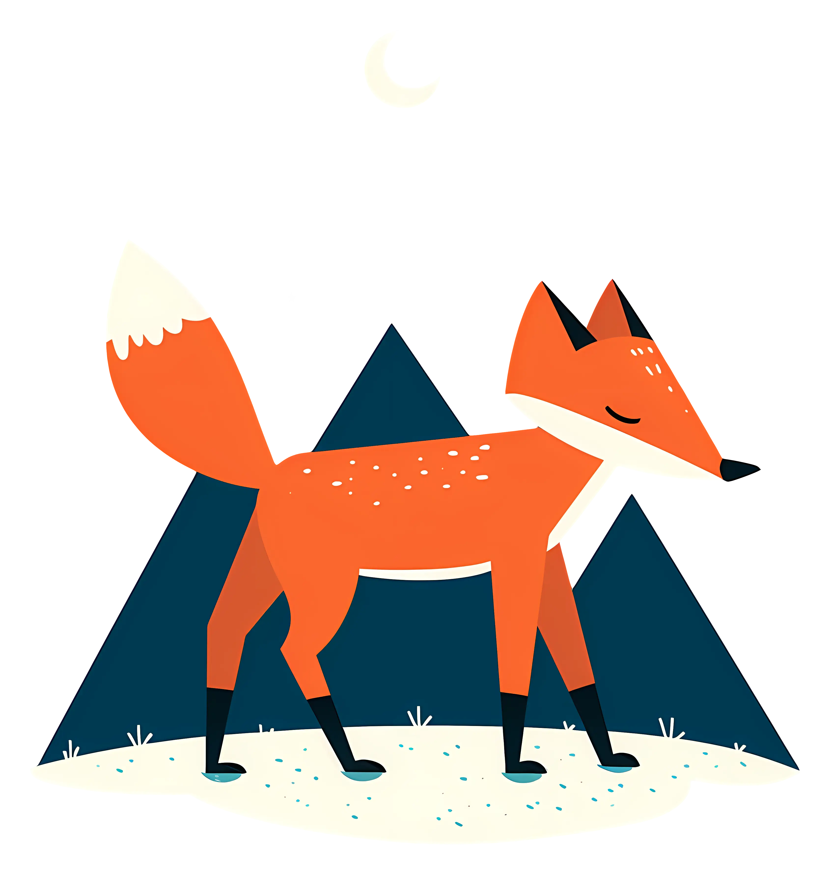 Fox in the Moonlight