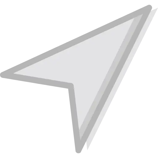 Upward Grey Arrow for Navigation