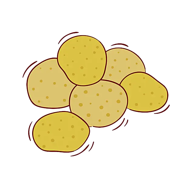 Cute Cartoon Potatoes