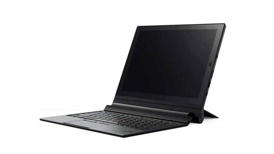 Sleek Black Laptop for Work and Study