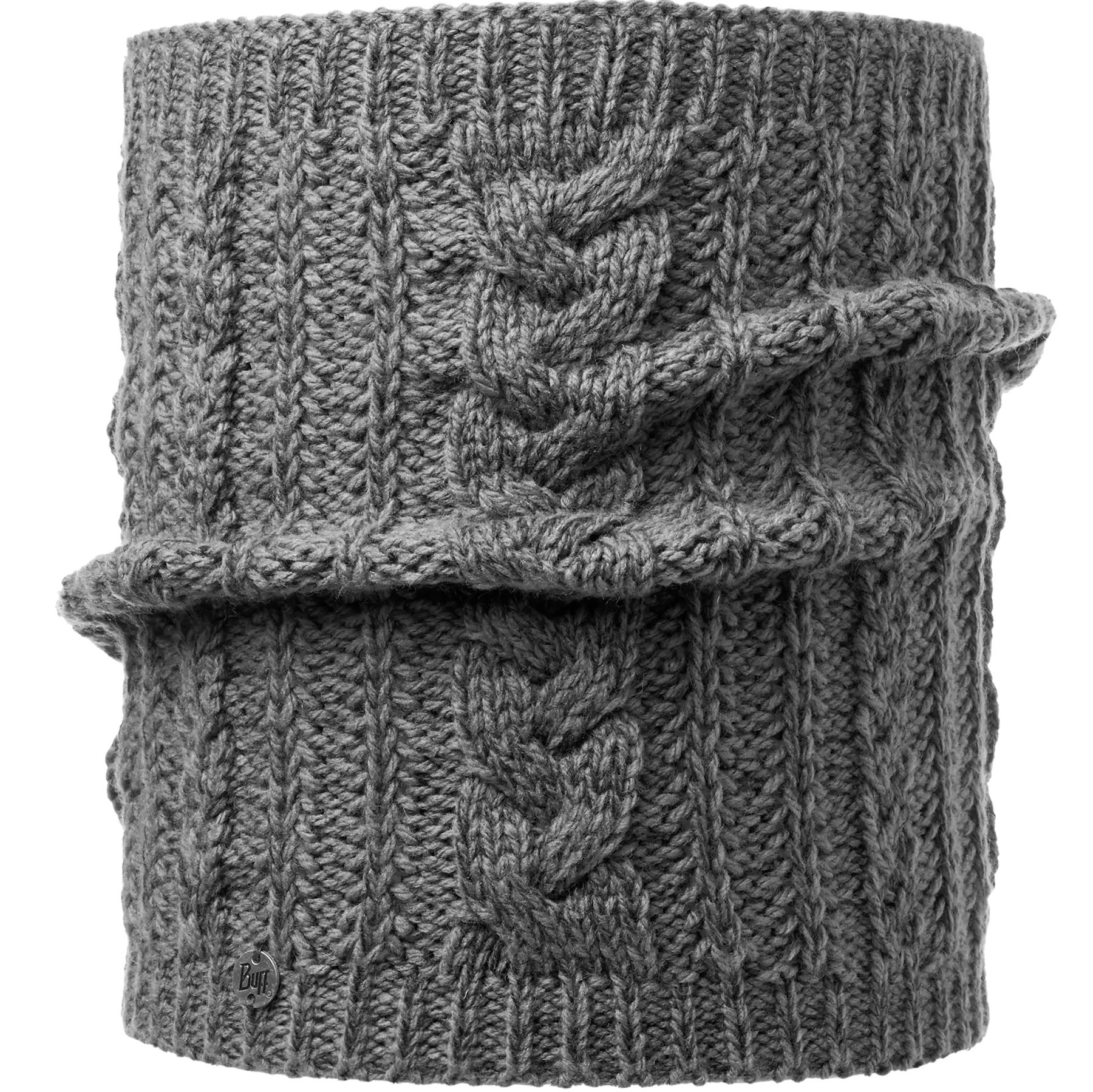Gray Knitted Scarf