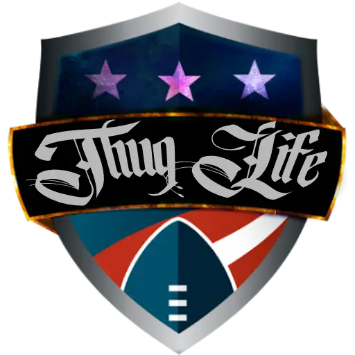 Thug Life Football Shield
