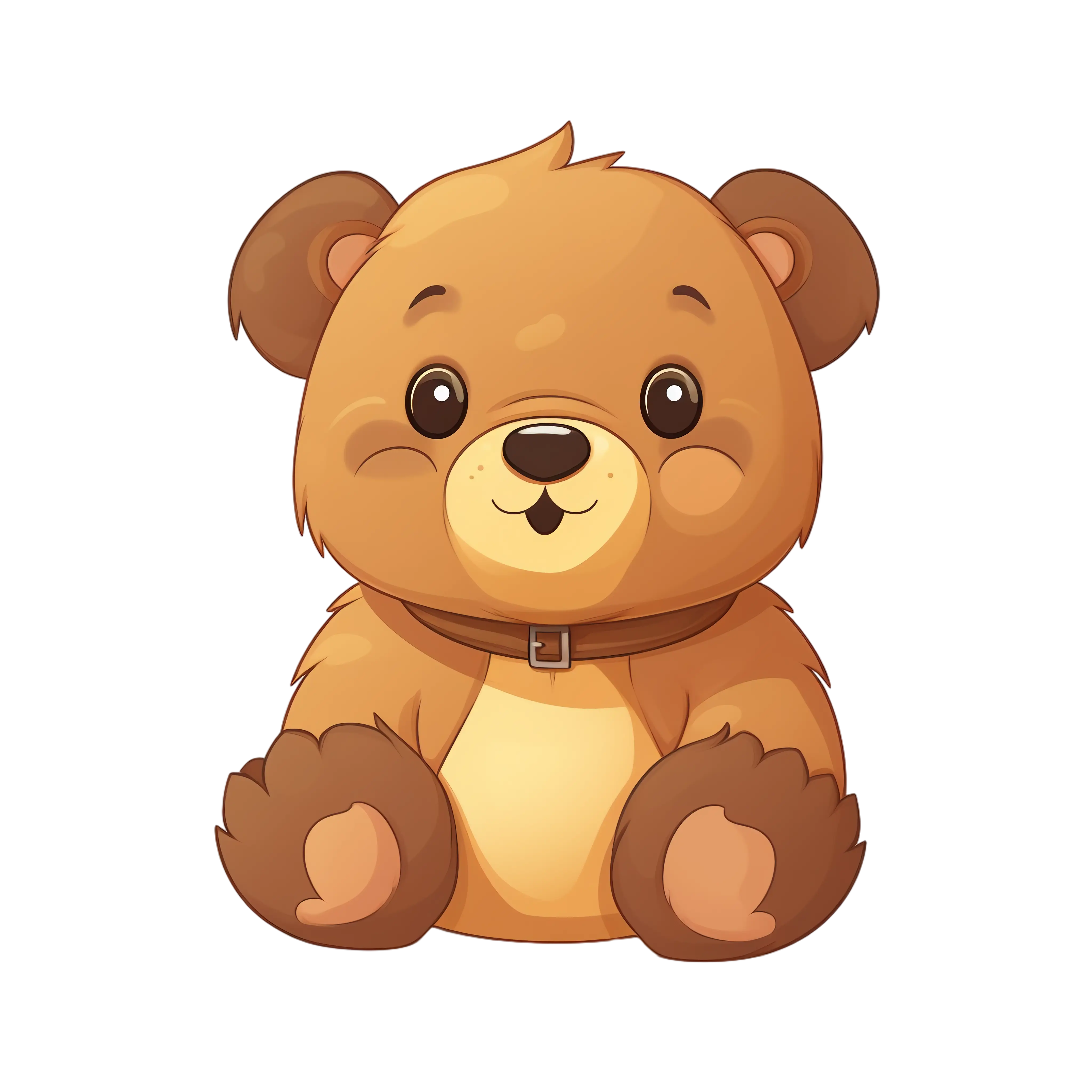 Cute Teddy Bear Cartoon Illustration