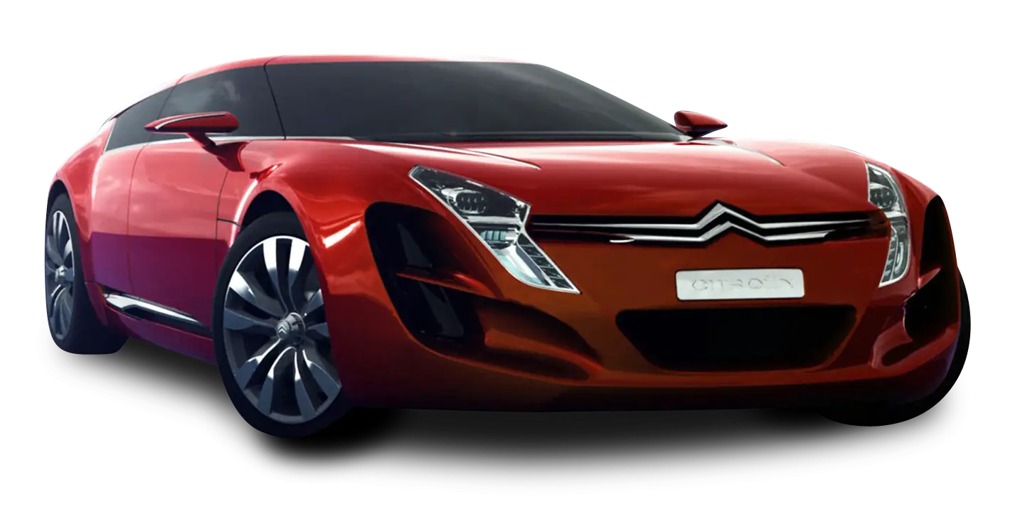 Sleek Red Sports Car