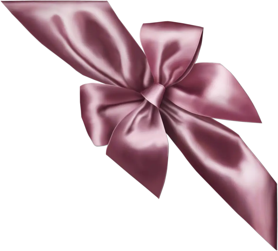 Dark Purple Ribbon Bow Design