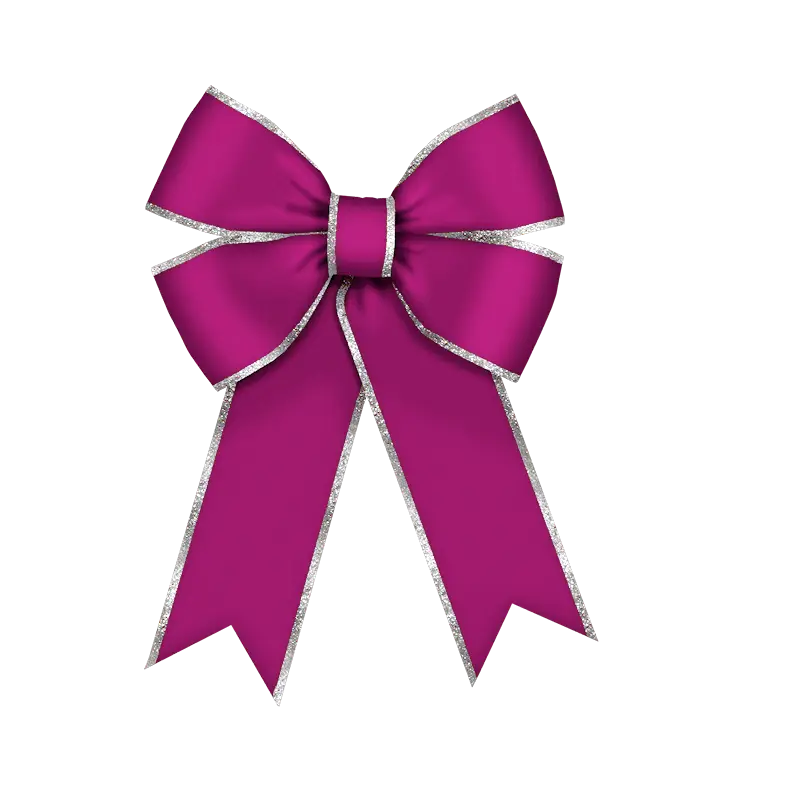 Elegant Pink Decorative Bow for Gifts or Decor