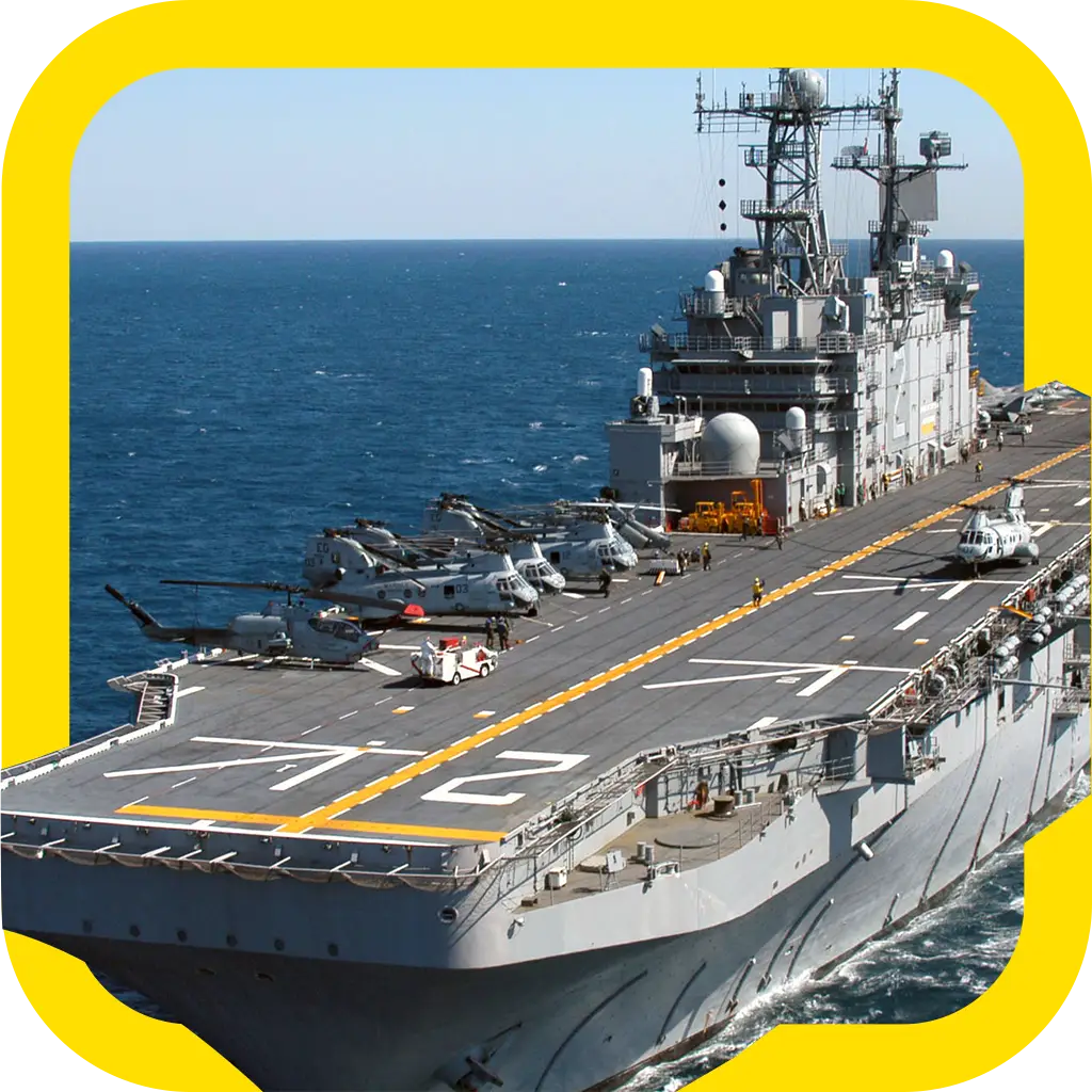 Aircraft Carrier at Sea