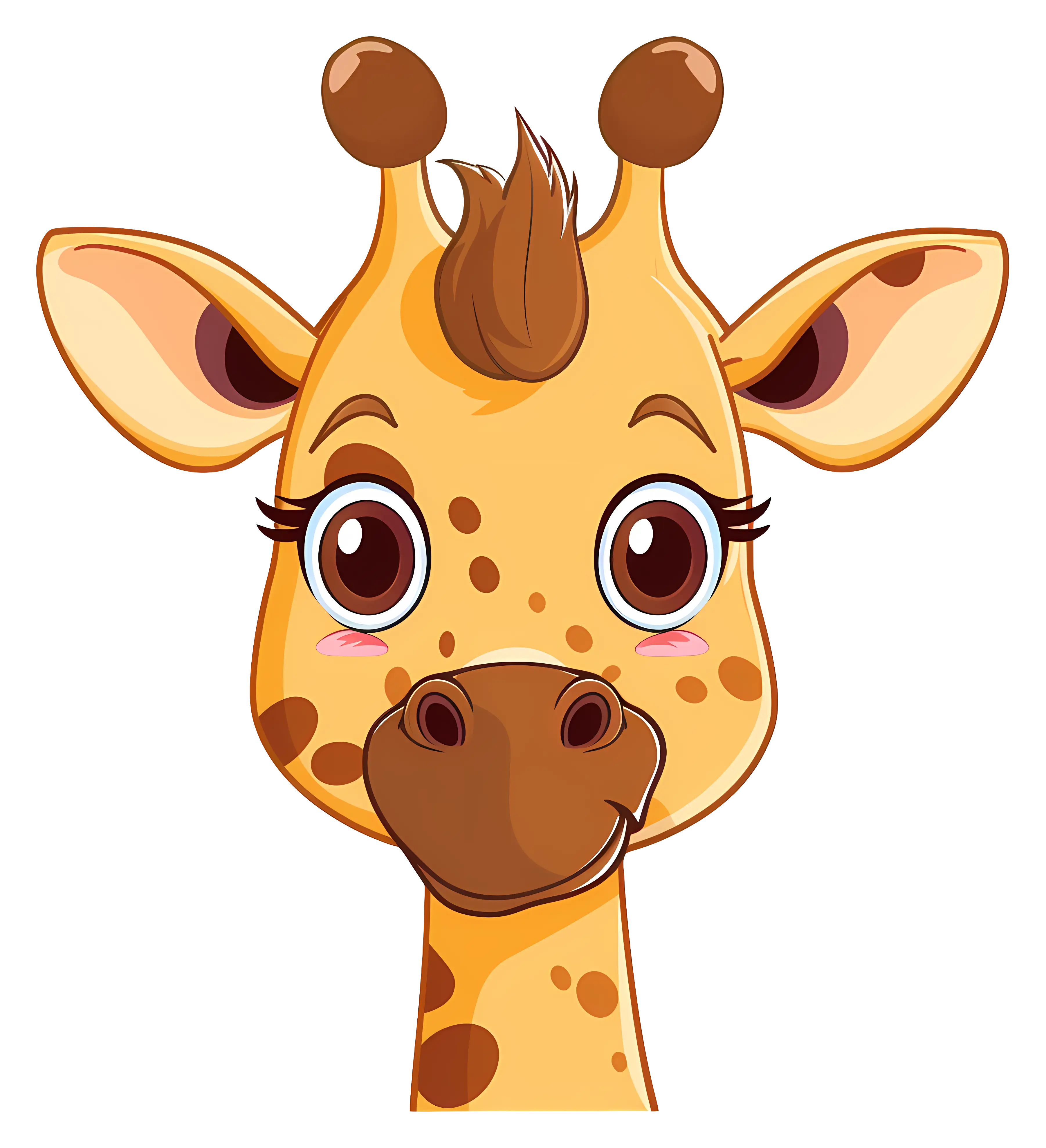 Cute Cartoon Giraffe