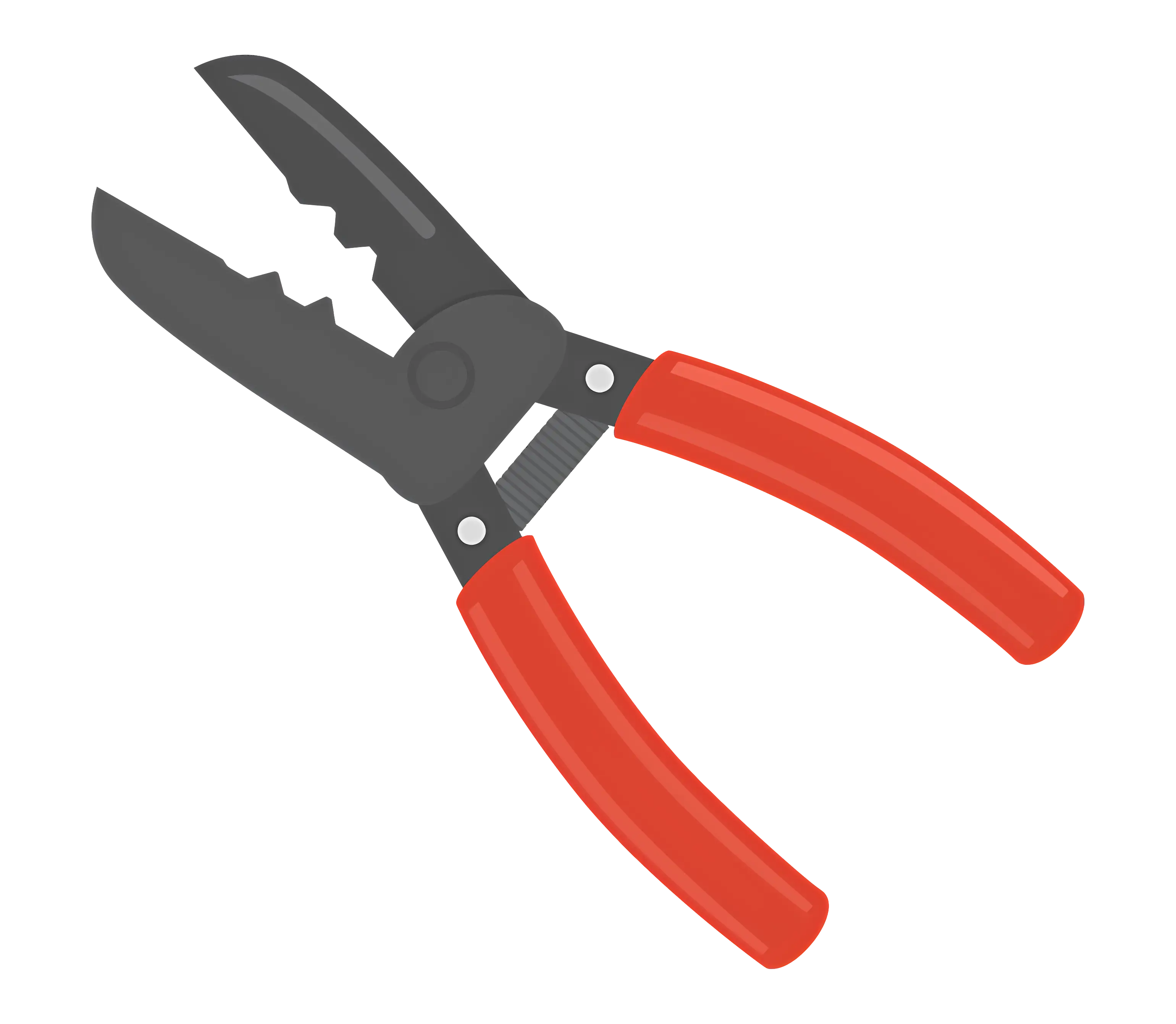 Pliers with Red Handles